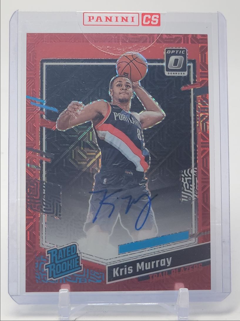 KRIS MURRAY 2023-24 DONRUSS OPTIC RATED ROOKIE RED CHOICE B RC AUTO Q3110