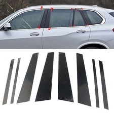 For BMW X5 2019-25 Bright black pc black Door Window Center BC Pillar Posts Trim