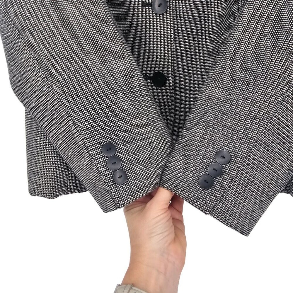 Vintage 90s Pendleton Houndstooth Virgin Wool Bla… - image 12