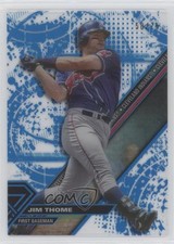 2017 Topps High Tek Pattern 1 Blue Rainbow 50/75 Jim Thome #HT-JT HOF 0s3