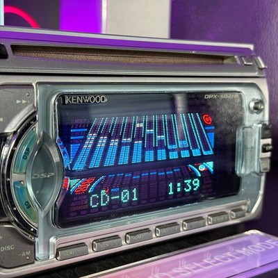KENWOOD DPX-5021M Car Audio 2DIN CD MD DSP Added Bluetooth Tested