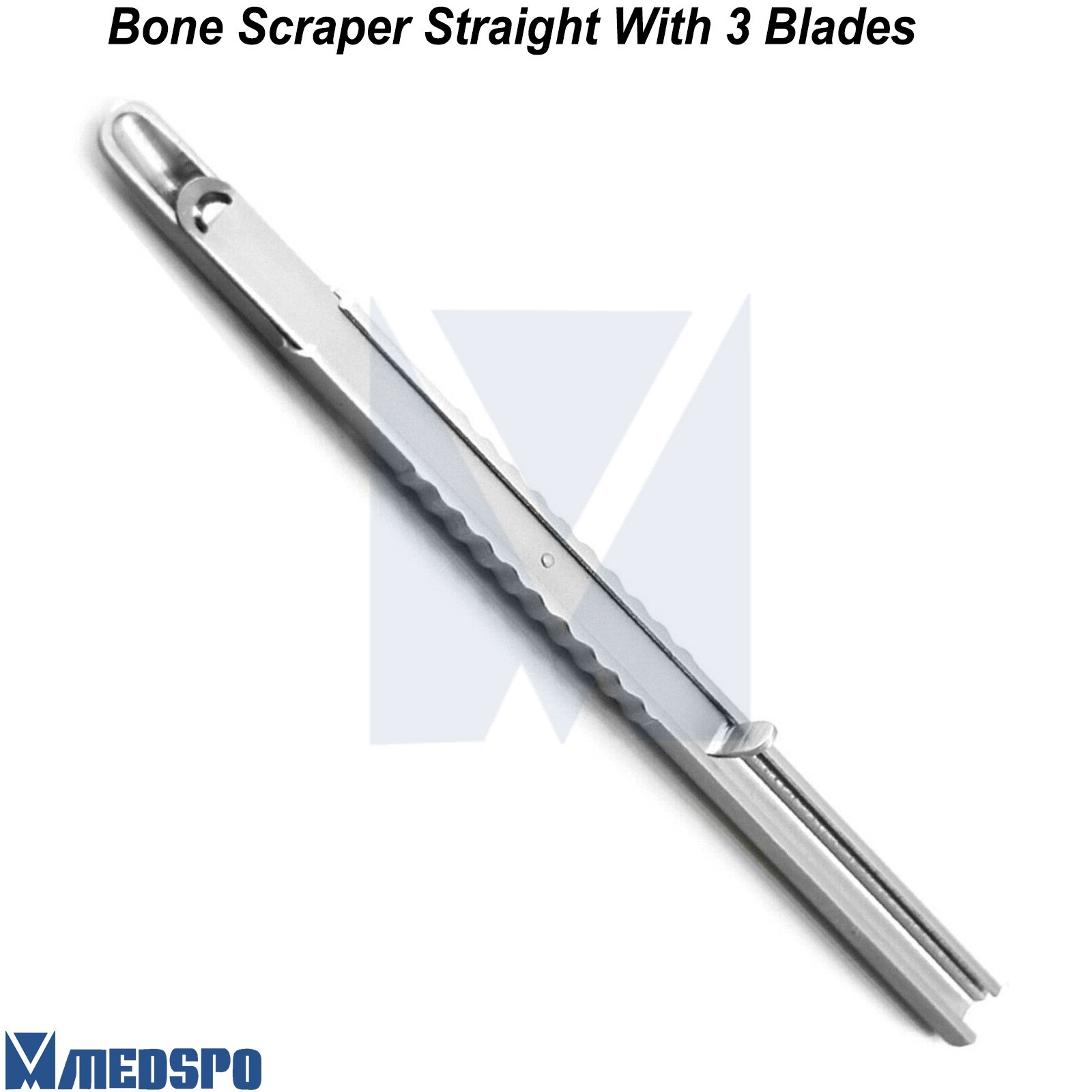 Dental Bone Scraper Straight With Blades Implant Harvester Bone Grafting Tools