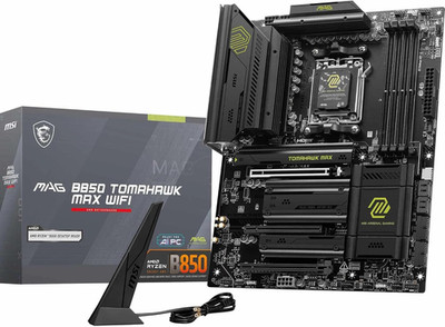 MAG B850 Tomahawk MAX Wifi Motherboard, ATX - Supports AMD Ryzen 9000/8000 / 700