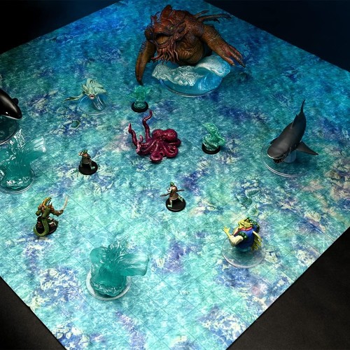 Warlock Tiles: Game Mat: Subterranean Lake - Picture 3 of 8