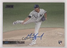 2021 Topps Stadium Club Auto Black Foil 25/25 Miguel Yajure #SCBA-MYA Auto 0d43