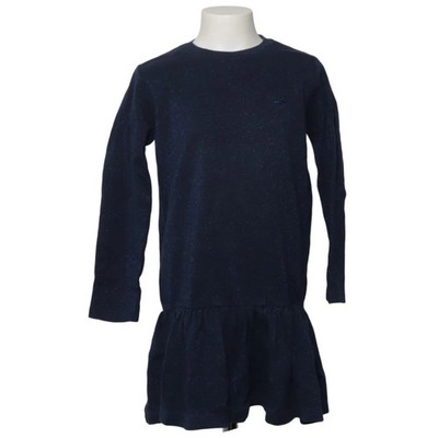 Hummel, Kleid, Größe: 128, Blau, Baumwolle/Metallfaser, Einfarbig, Mädchen #2OH