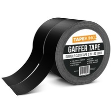 Gaffers Tape 2-Roll Pack- 2  W x 30 Yards Per Roll 180 ft - Cloth Matte Bla...