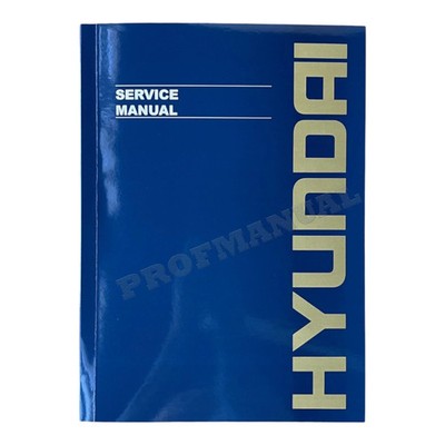 Hyundai R55-7A CRAWLER EXCAVATOR Hardcover Repair Service Manual