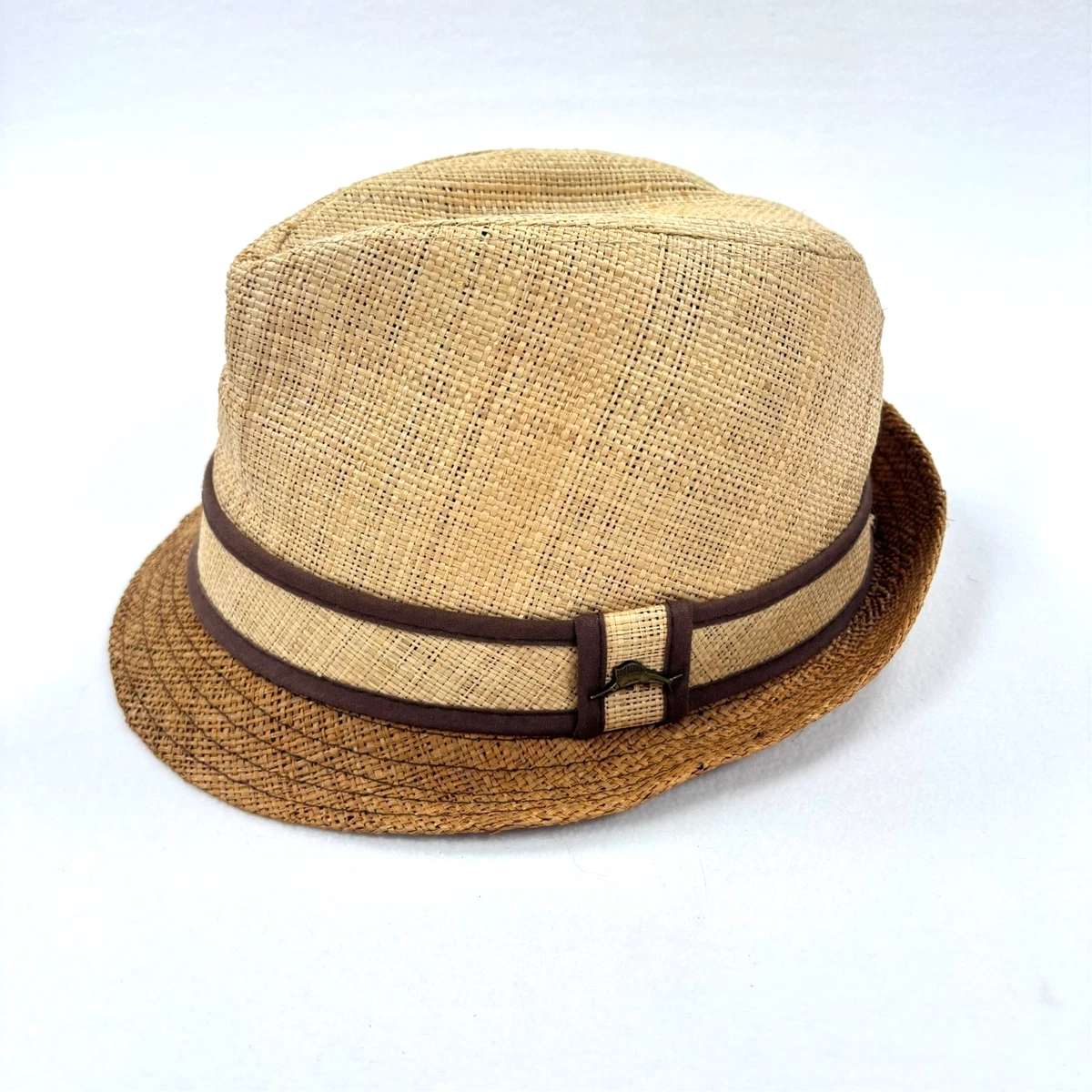 Tommy Bahama Straw Panama Hat - L /XL tan brown band , NWOT Tommy Bahama Wide Brim Hats for Men for sale | eBay main image 2