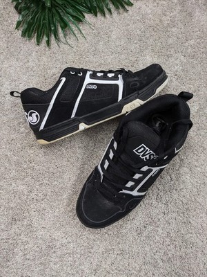 DVS Comanche Shoes Mens Size 12 Black White Low Top Skate Sneakers DVF0000029