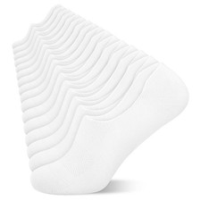 8 Pairs No Show Socks for Women Ankle Low Cut Invisible Liner Socks 9-12