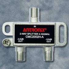 2-way CMC2002HA Cable TV Splitter Coaxial RG6 Coax splitter 2 output