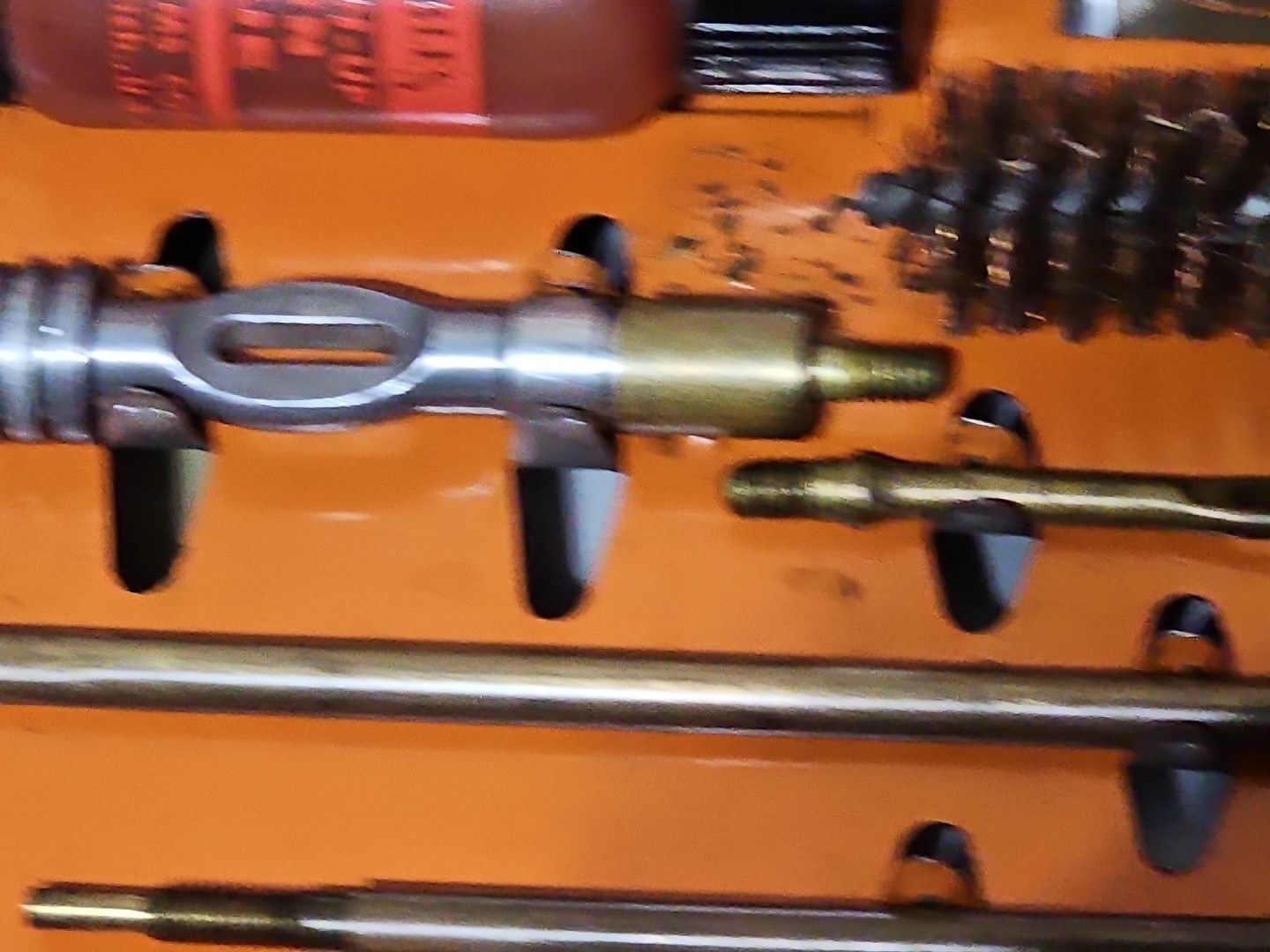 Vintage Marbles Gun Cleaning Kit NITRO SOLVENT LEAD TOP Oil Tin Pad Box Rod Tips