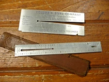 VTG General Ruler American or B&S Gauge No 310 & USS Columbia Steel Wire USA