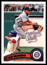 Ian Desmond 2011 Topps Nationals #WAS8 Nationals MLB READ FREE SHIP AutographDen