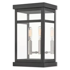 Livex Lighting 20702 Hopewell 2 Light 12-3/4" Tall Outdoor Wall - Black