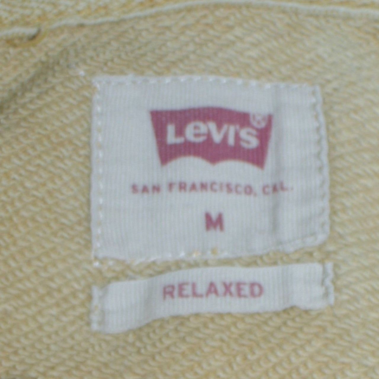 Levi'S Yellow Hoodie Mens M image 7