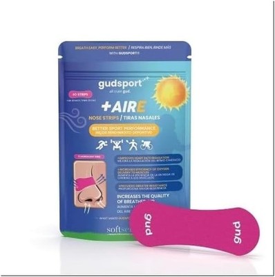 Gudsport by GudSlip  Sports Nasal Strips (30+6) - More Air, More Performance