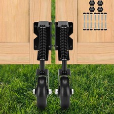 Real Fancy 4.3" Heavy Duty Gate Wheel Spring Loaded PVC Gate Wheel, 360 Rot...