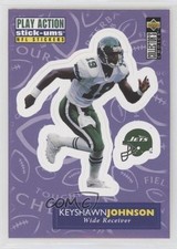1996 Collector's Choice Update Play Action Stick-Ums Keyshawn Johnson #S19 g9u