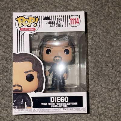 Funko Pop!  Vinyl #1114 Diego The Umbrella Academy Movies Pop Free Shipping+ P/P