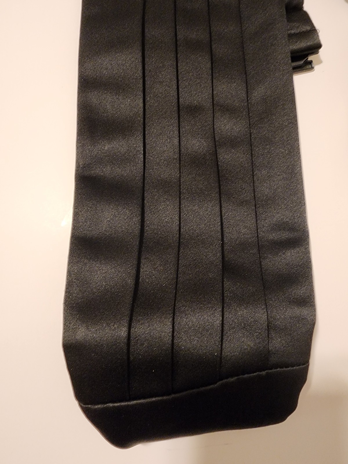 MINT Robert Talbott Protocol Formal Black Silk Bo… - image 6