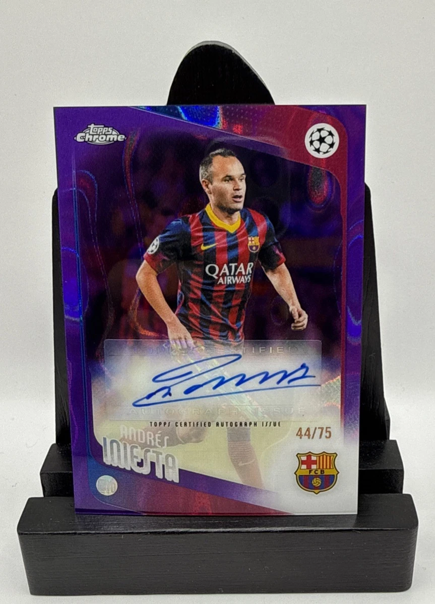 Topps Soccer FC Barcelona Autographed Sports Trading Cards