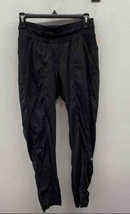 Lululemon Women's Black Dance Studio Ruched Athletic Jogger Pants