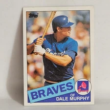 Dale Murphy Braves 1985 Topps #320 Baseball Card