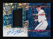 2020 Panini Chronicles Neon Blue Prizm 22/99 Nick Neidert #SPJA-NN Auto 0a2