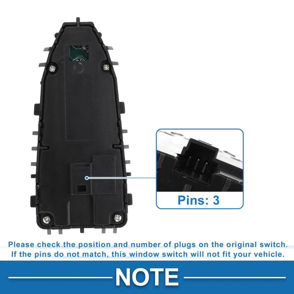 Window Control Switch for Mercedes-Benz C180 C200 C300 No.2059050302 - Image 4 of 4