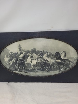 The Horse Fair By Rosa Bonheur Antique Framed Print 23''x15''