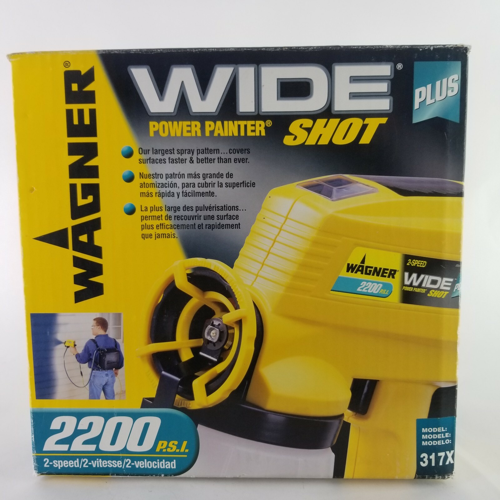 Wagner Power Painter Wide Shot Plus 317x 2200 Psi 2 Speed Parts Only For Sale Online Ebay