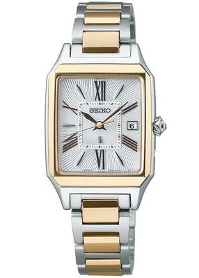 Seiko LUKIA Grow SSVW210 Women's watch square gold calla