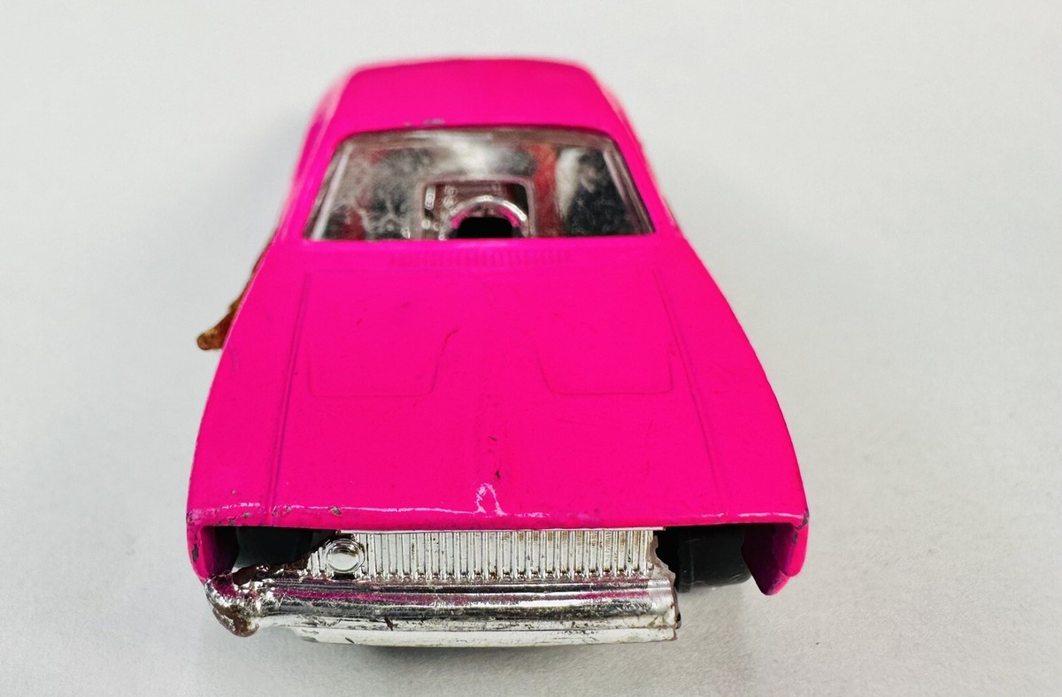 Retro Drag Car Matchbox Superfast Dodge Dragster No.70 1971 Neon