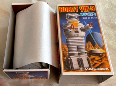 フライディ ROBOT YM-3 MASUDAYA ブリキ 1985 Masudaya Lost in Space Robot Ym-3 B-9 Wind up Japanese