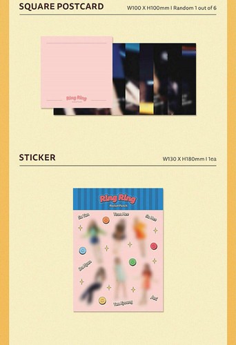ROCKET PUNCH RING RING 1st Single Album CD+Photo Book+2 Card+Sticker SEALED - Bild 9 von 13