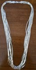 925 Italy IBB Stamped-16 Flat Strands; Sterling Silver 20" Necklace/Bracelet Set — photo 5
