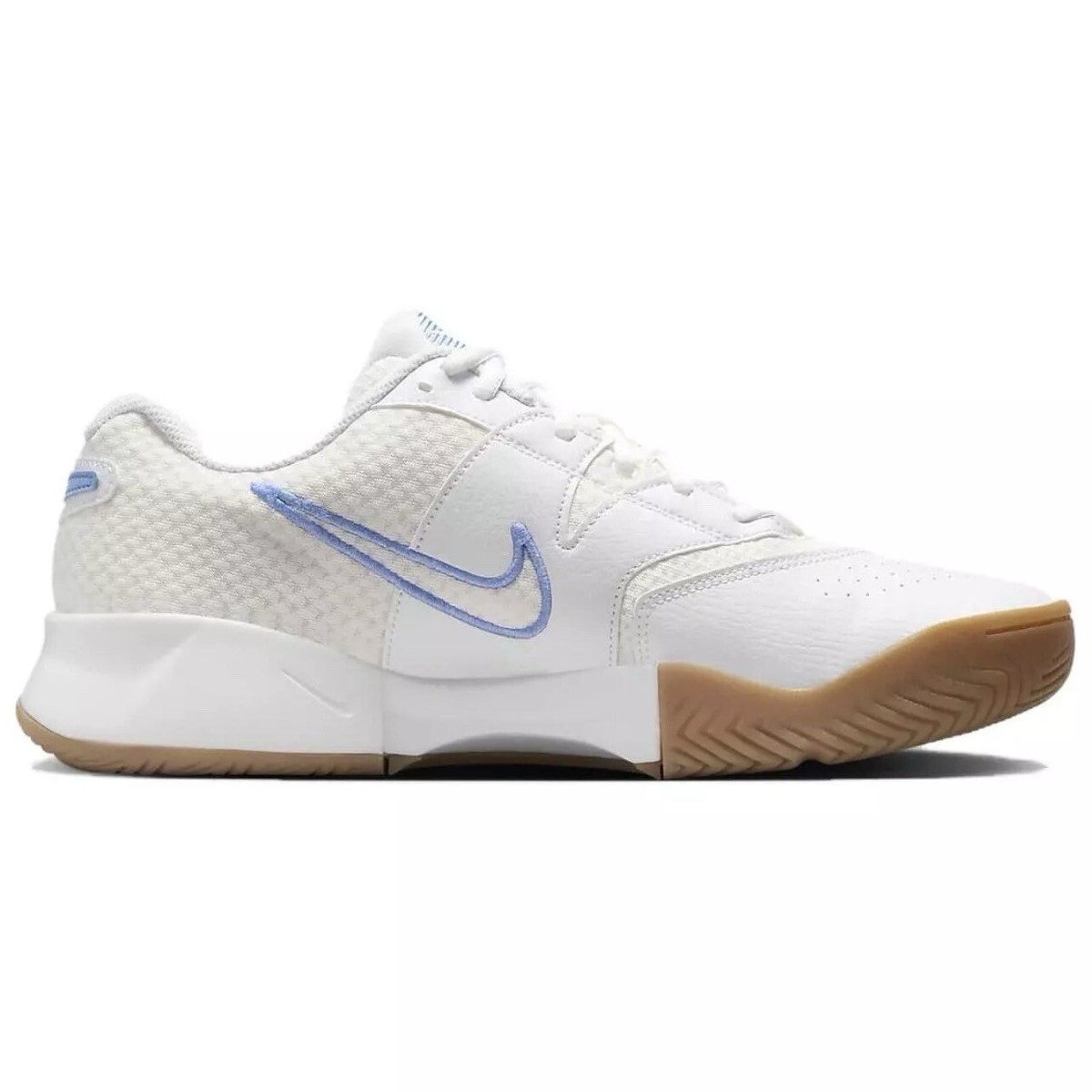Nike Court Lite 4 Tennis Pickleball Carolina Blue White Gum