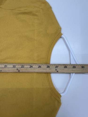 No Boundaries Womens T-Shirt Size 3XL (21) Plain Yellow Short Sleeve - Picture 9 of 10