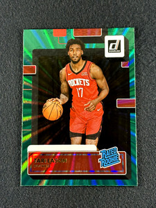 2022-23 Donruss TARI EASON Rated Rookie RC Holo Green Laser #217 Houston Rockets