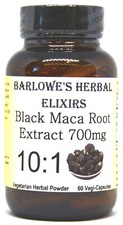 BLACK MACA  10:1 EXTRACT  700mg  60 VEGGIE CAPSULES  STEARATE FREE