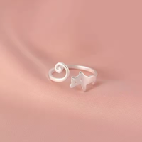Ring M. Katzenmotiv MäDchen-Ring In Offener GrößE - Sterling Silber 925