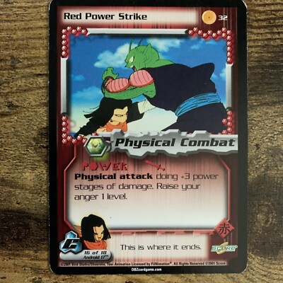 DBZ CCG Score Red Power Strike Cell Saga