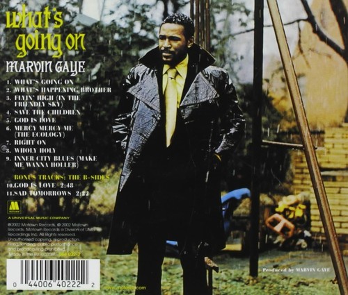 Marvin Gaye What's Going On CD+Bonus Tracks NEW SEALED 2002 Soul - Picture 2 of 3