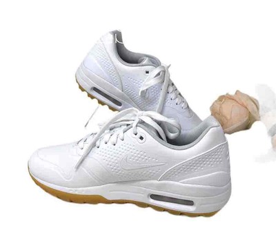 nike air max 1 leather white