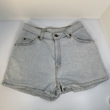 Vintage White Tab Levis 912 Slim Fit Jean Shorts USA Womens W28