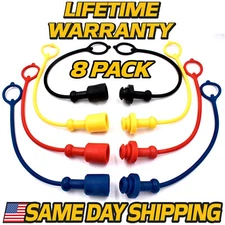 (8Pk) Hydraulic Cap & Plug 3/8 fits John Deere 4005 4100 4110 4115 4120 4200
