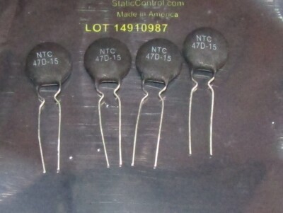 5pcs NTC 47D-15 Inrush Current Limiter Thermistor NTC 5Amp 47 Ohm