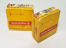 2 Boxes Vintage NIB Kodak Kodachrome II Color Movie Film Daylight For Double 8mm